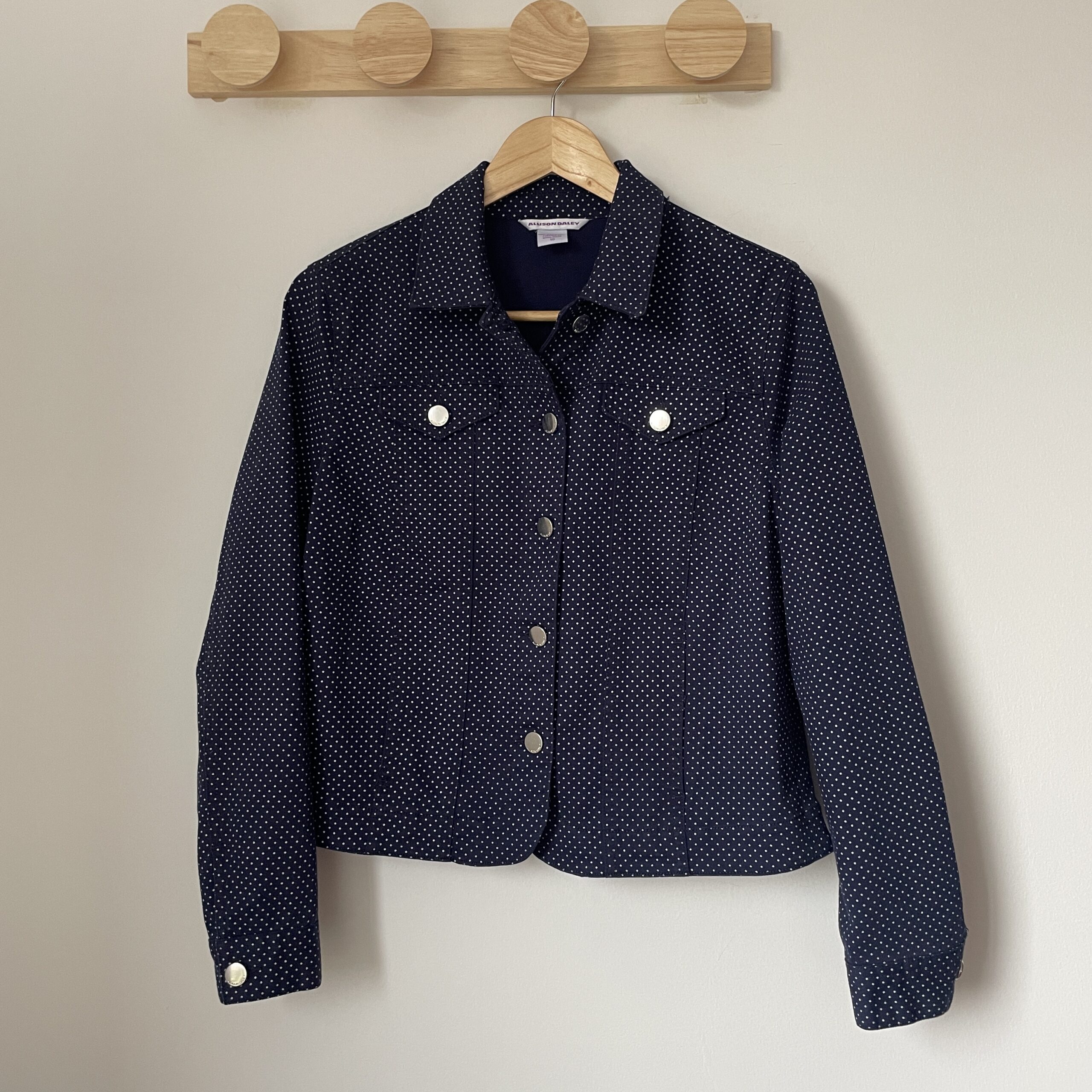 Chaqueta Azul Puntos